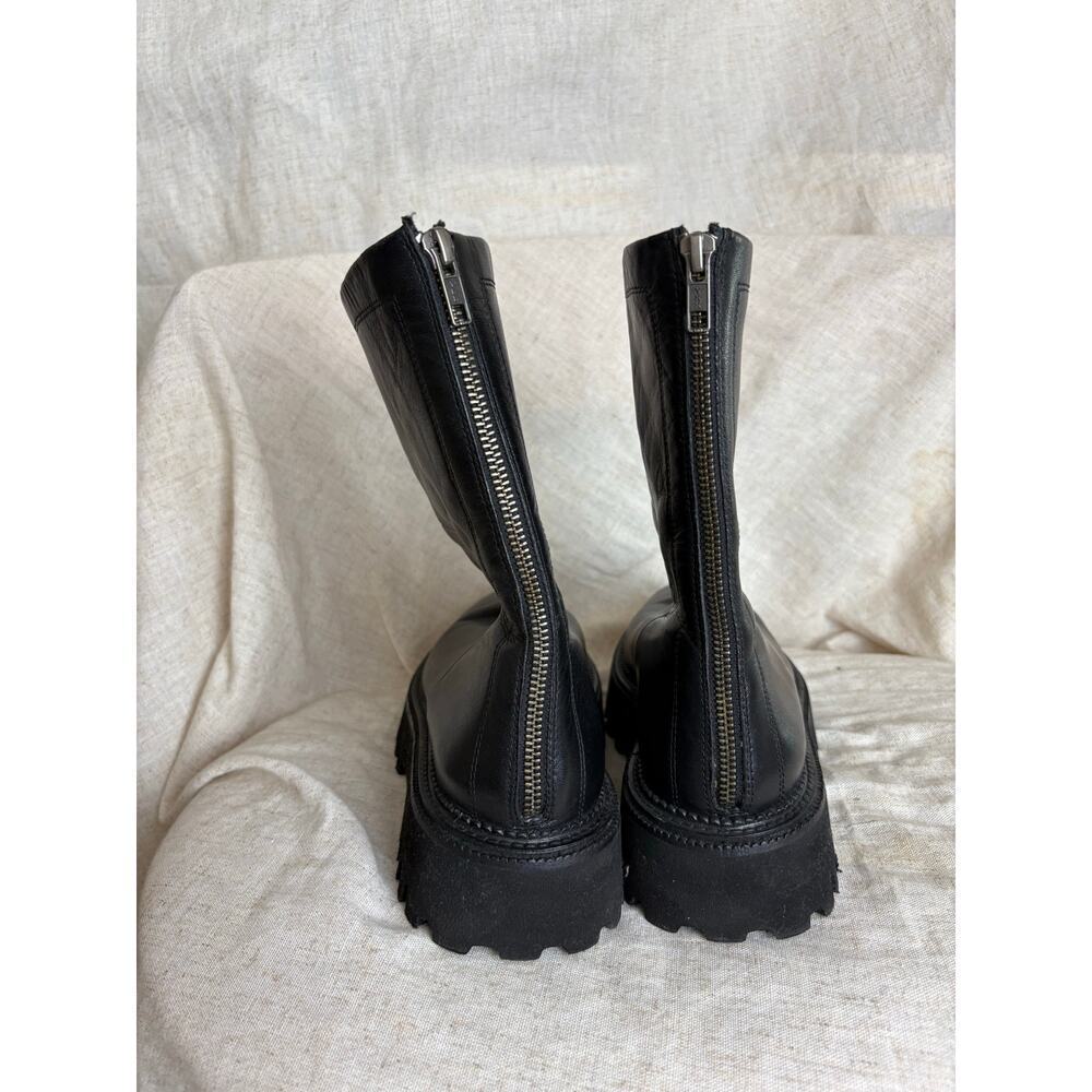 Anthropologie Seychelles Black Platform Chunky Boots Sz. 8.5 - Picture 4 of 7